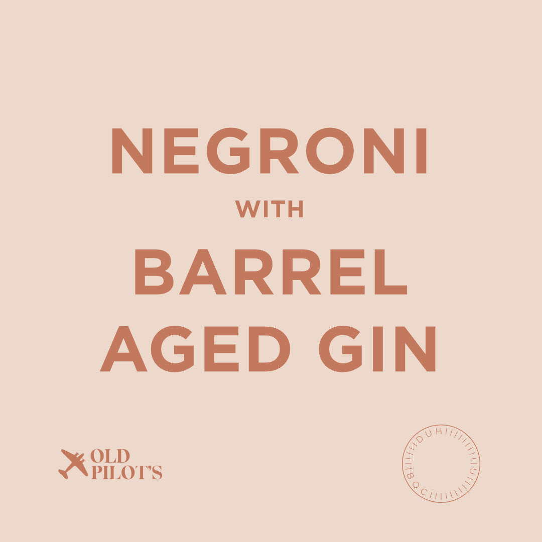 Negroni with Barrel Aged Gin